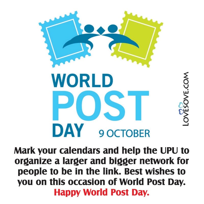 Happy World Post Office Day Quotes, Thoughts, Wishes & Images