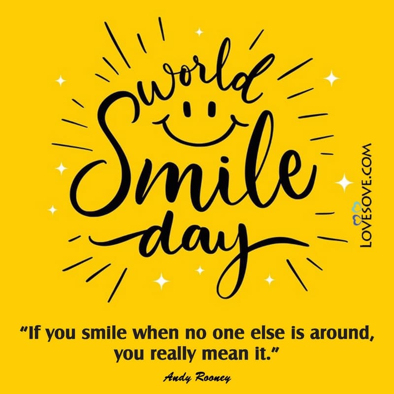 World Smile Day Status, Quotes, Theme & Thoughts Images