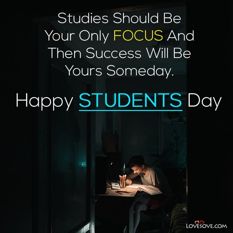 Happy World Students Day Inspirational Thoughts, Quotes, Status & Messages