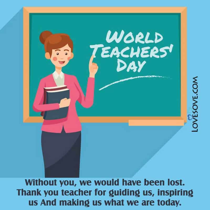 Happy World Teacher’s Day Quotes, Messages, Status, Lines & Thoughts