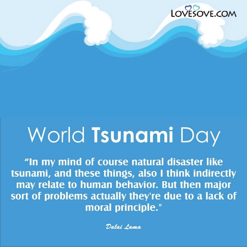 world tsunami awareness day images, world tsunami awareness day theme, theme of world tsunami awareness day, world tsunami awareness day lines,