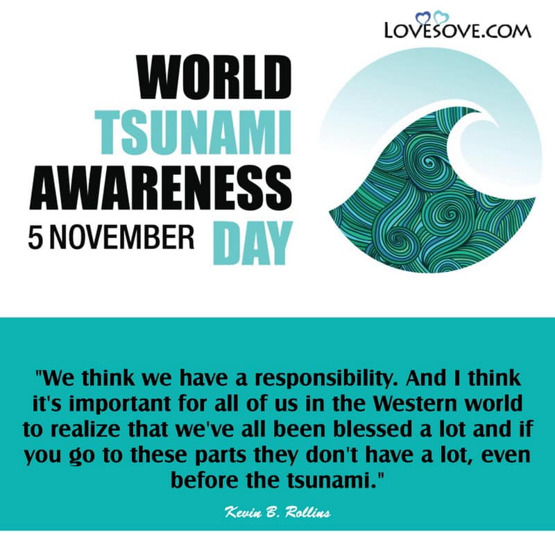 World Tsunami Awareness Day Quotes, Theme, Lines & Thoughts