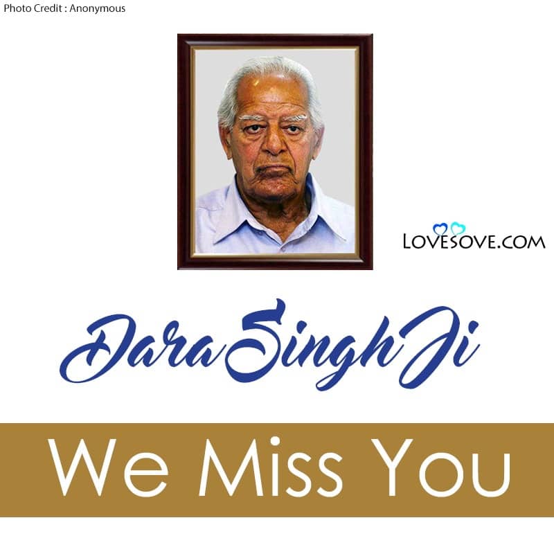 Best of Dara Singh Dialogues & Lines, We Miss You Sir