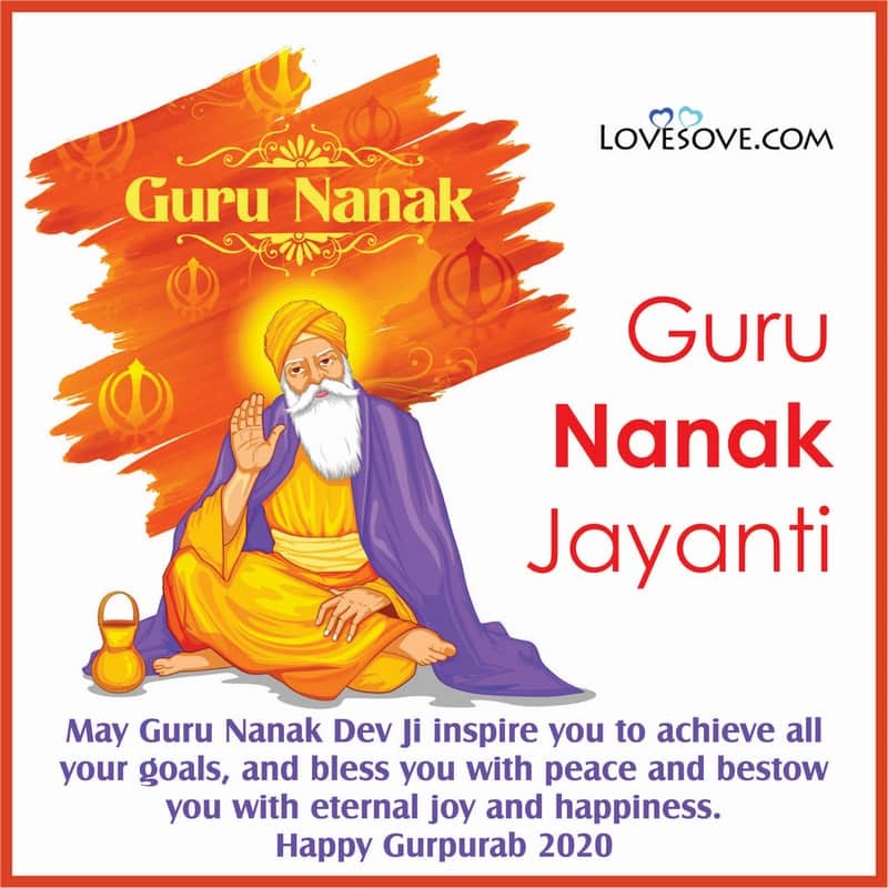 Guru Nanak Jayanti Greetings Lovesove