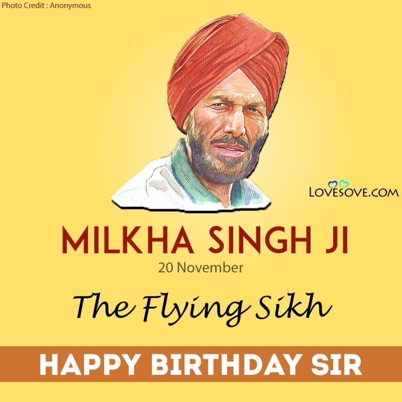 Milkha Singh Inspirational Quotes, Happy Birthday Milkha Singh