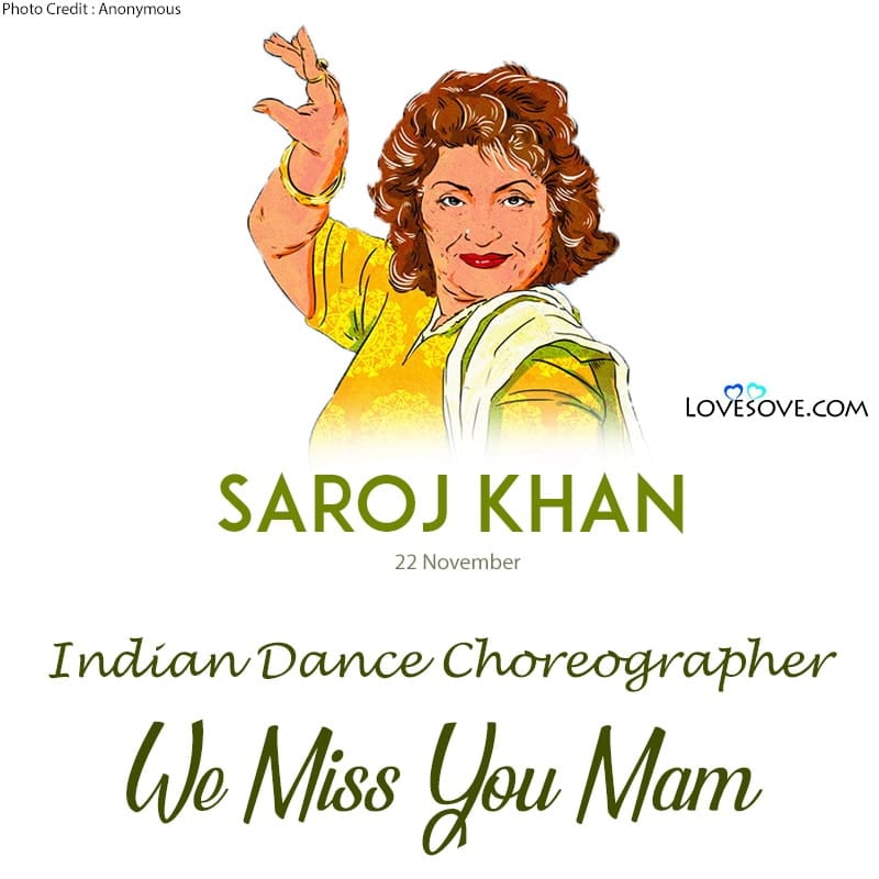 Saroj Khan Most Famous Songs, We Miss You Saroj Khan Mam