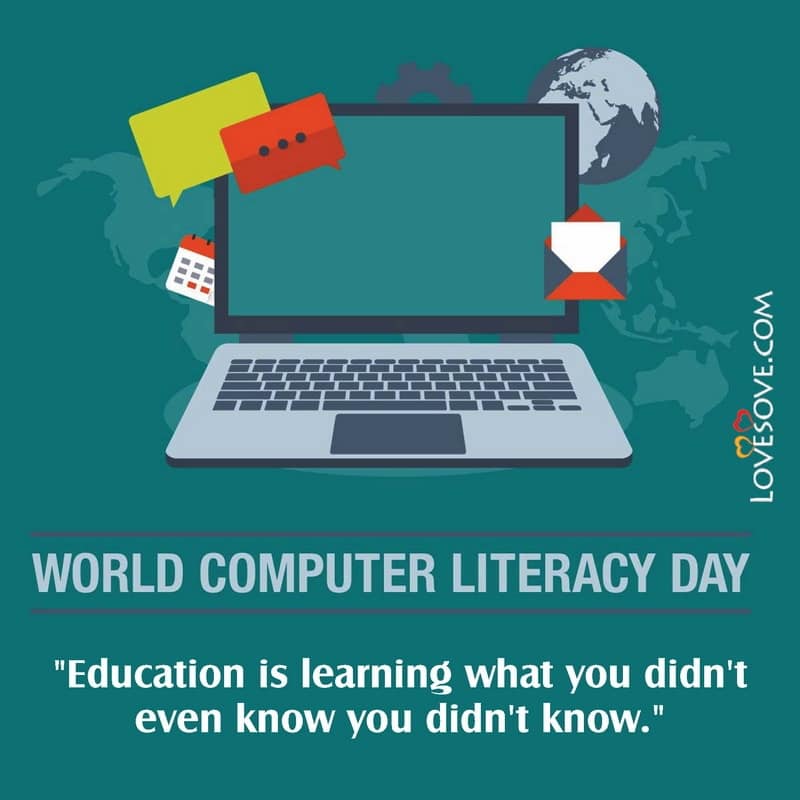 world computer literacy day 2020, world computer literacy day 2020 theme, world computer literacy day quotes, world computer literacy day lines,
