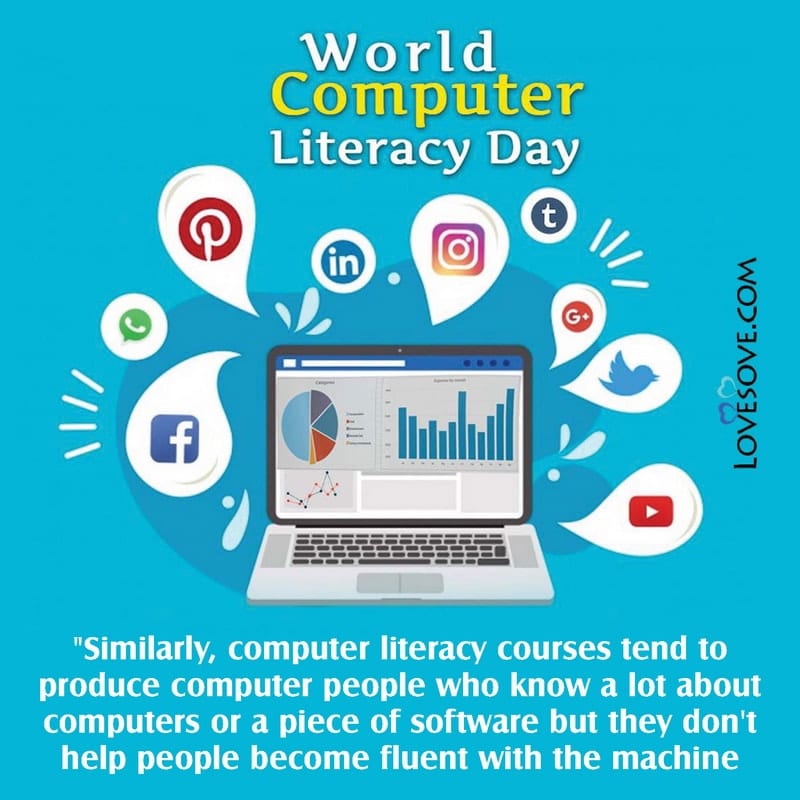 World Computer Literacy Day Quotes, Thoughts, Lines & Theme