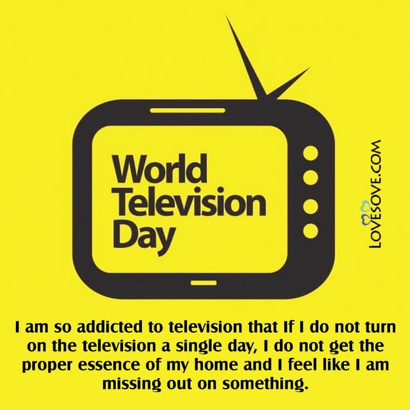 World Television Day Quotes, Messages, Status, Wishes & Theme