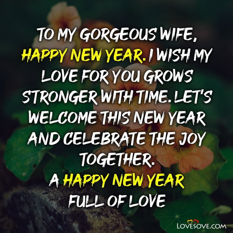 New Year Wishes For Loved One, Romantic New Year Wishes For Boyfriend, Happy New Year Wishes Messages For Girlfriend,