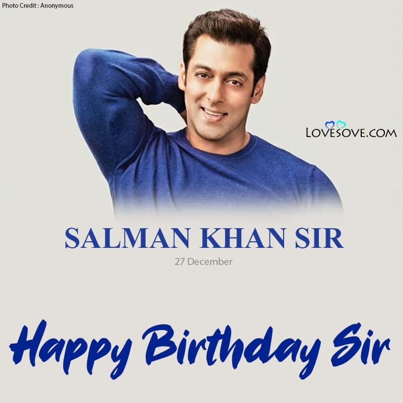 Salman Khan Hit Dialogues & Quotes, Happy Birthday Salman Bhai