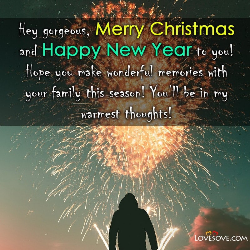 Sending my warmest thoughts your way, , merry christmas in advance status lovesove