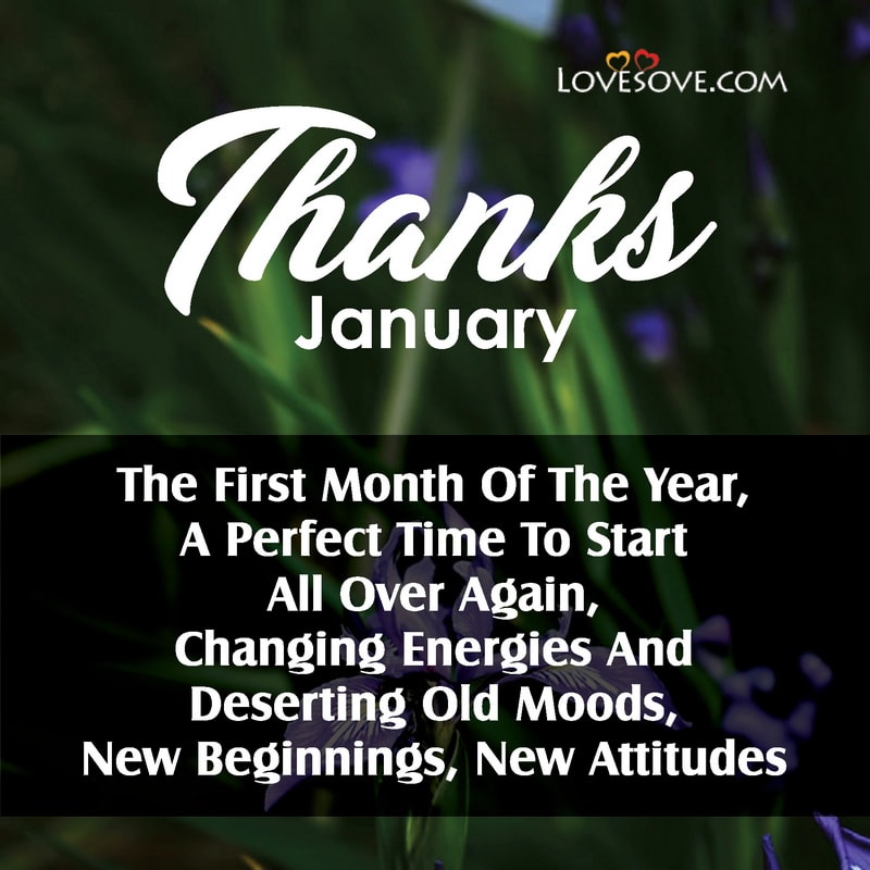 Best January Quotes, Thanks January Wishes, Welcome January Status Images