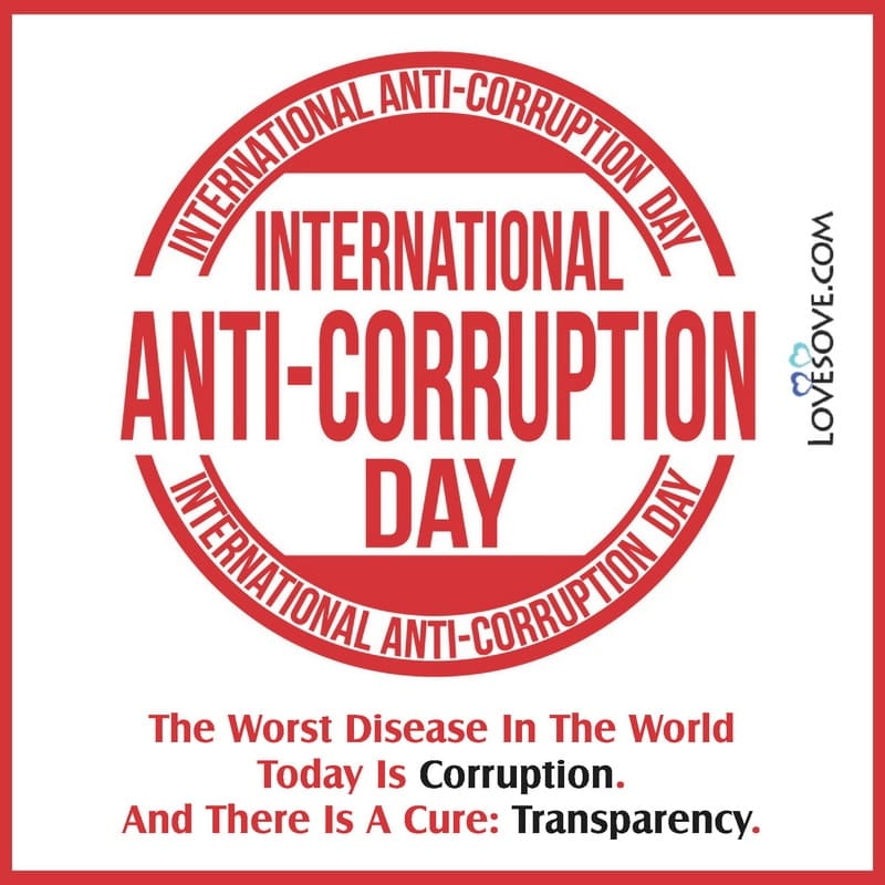 International Anti Corruption Day Messages & Motivational Quotes