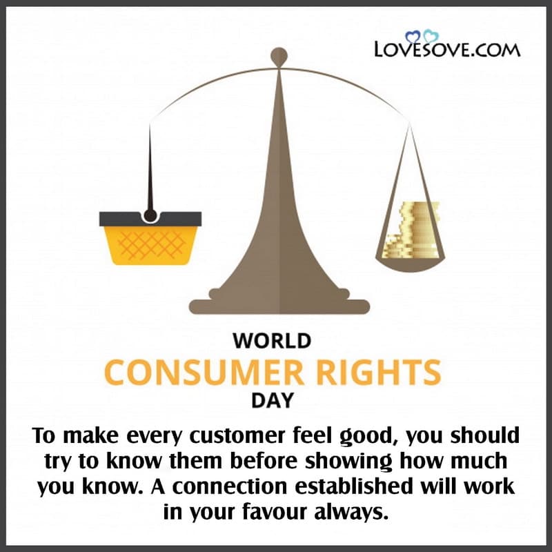 World Consumer Rights Day Inspirational Status Messages Thoughts Whatsapp love status and life quotes in hindi. day inspirational status messages
