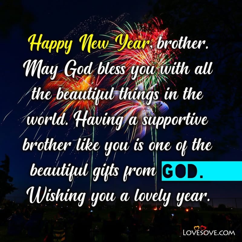 Happy New year Wishes Images For Brother, Happy New year Wishes Images For Brother, cute new year wishes for brother lovesove