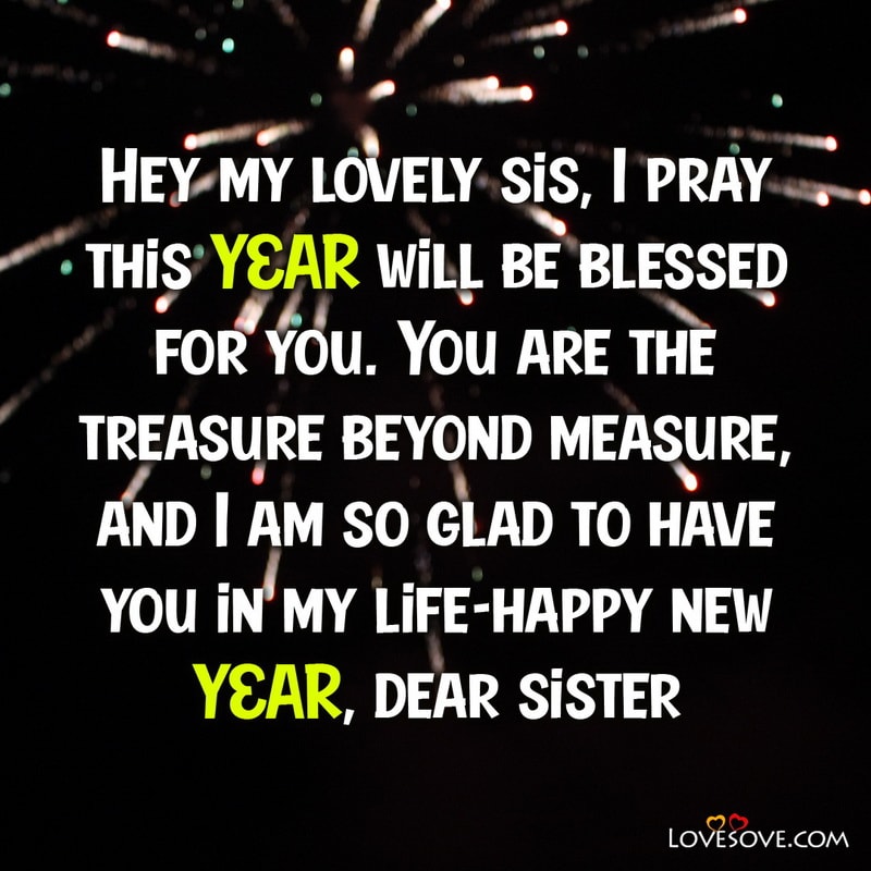 Happy New year Wishes Images For Brother, Happy New year Wishes Images For Brother, new year wishes for cute sister lovesove