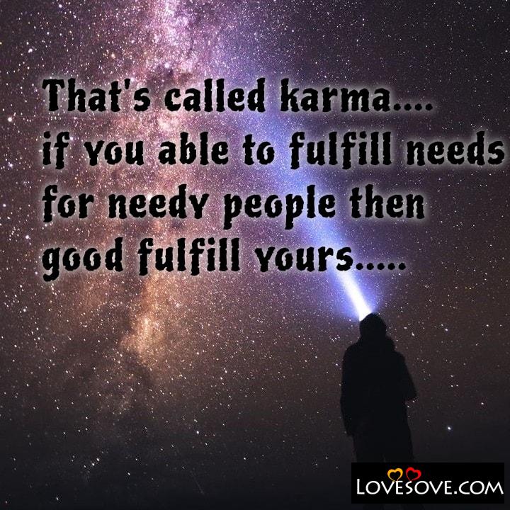 Karma Attitude Status Quotes Best Thoughts About Karma