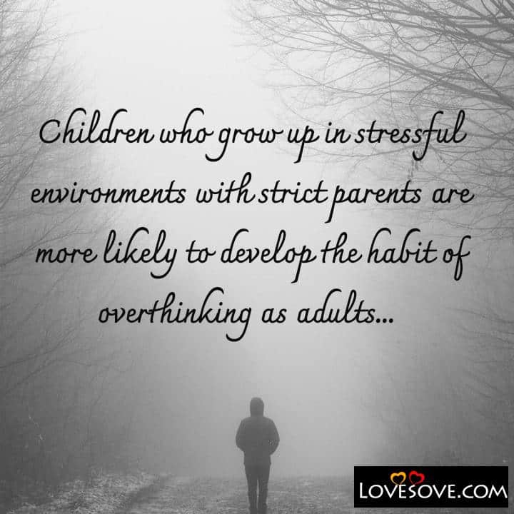 Children who grow up in stressful environments, , quote
