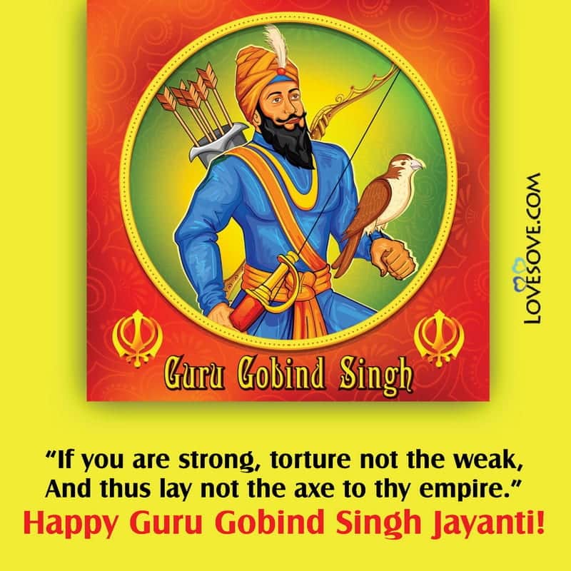 Guru Gobind Singh Jayanti Status In English
