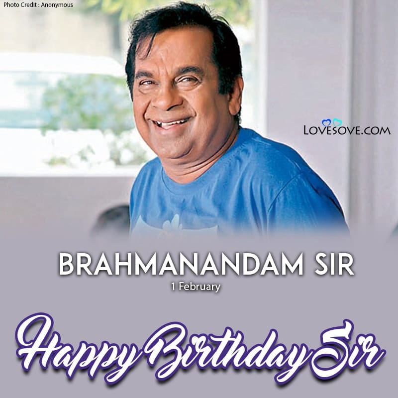 Brahmanandam Quotes & Lines, Happy Birthday ‎Brahmanandam