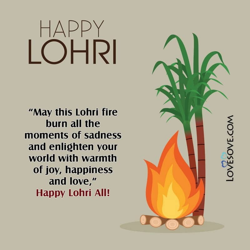 Happy Lohri Wishes Images For Your Friends & Family, Happy Lohri Whatsapp Status, happy lohri quotes images lovesove