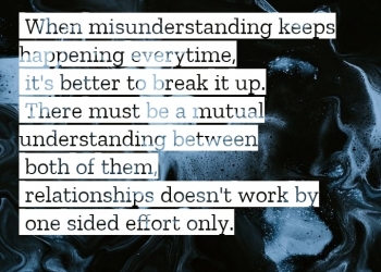 When misunderstanding keep, , quote