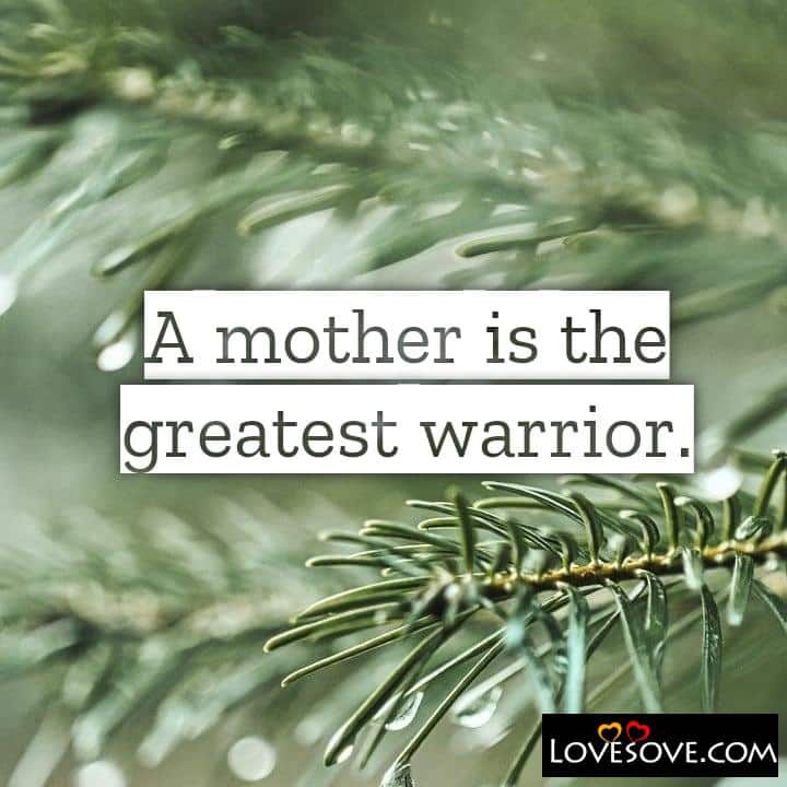 A mother is the greatest