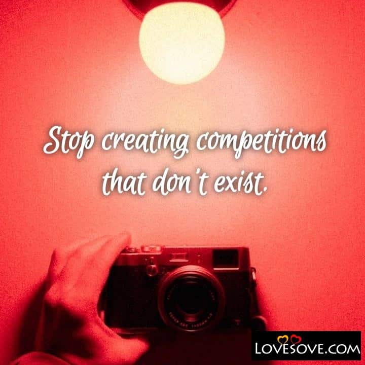 Stop creating competitions