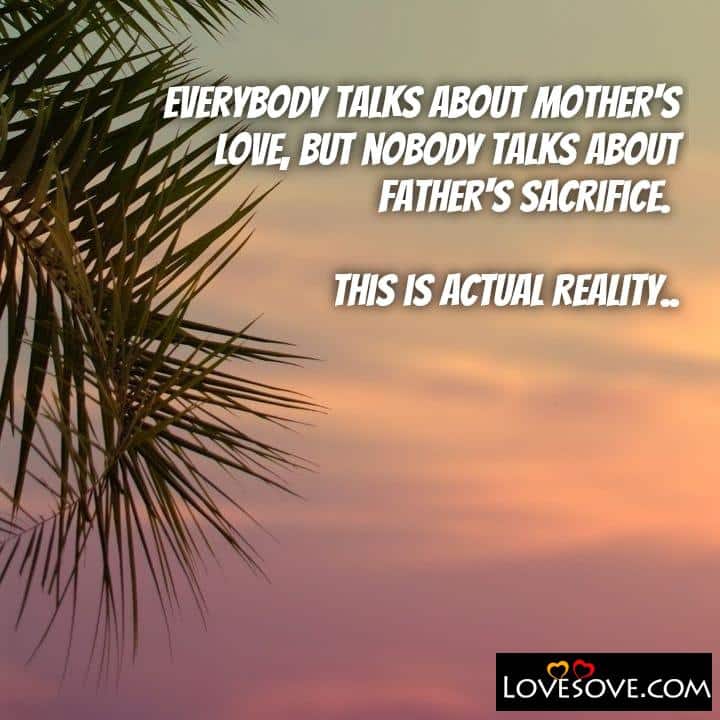 Everybody talks about mother’s love