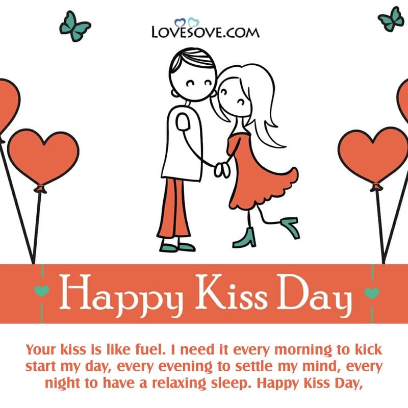 Happy Kiss Day Status & Quotes, Kiss Day Wallpaper