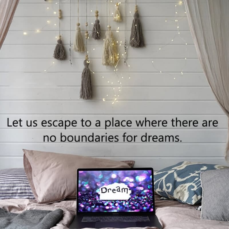 Let Us Escape To A Place Where There Are No, , motivational status and quote lovesove