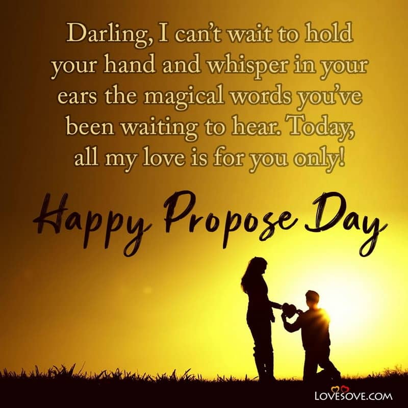Happy Propose Day Quotes, Happy Propose Day Best Wishes