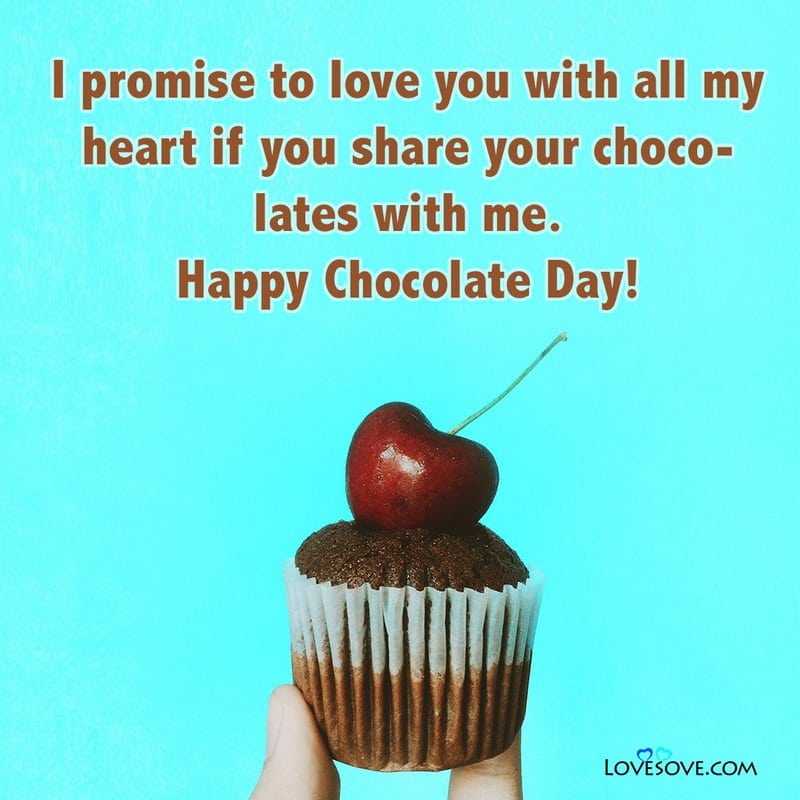 Happy Chocolate Day Quotes For Girlfriend, Feb 9 Chocolate Day