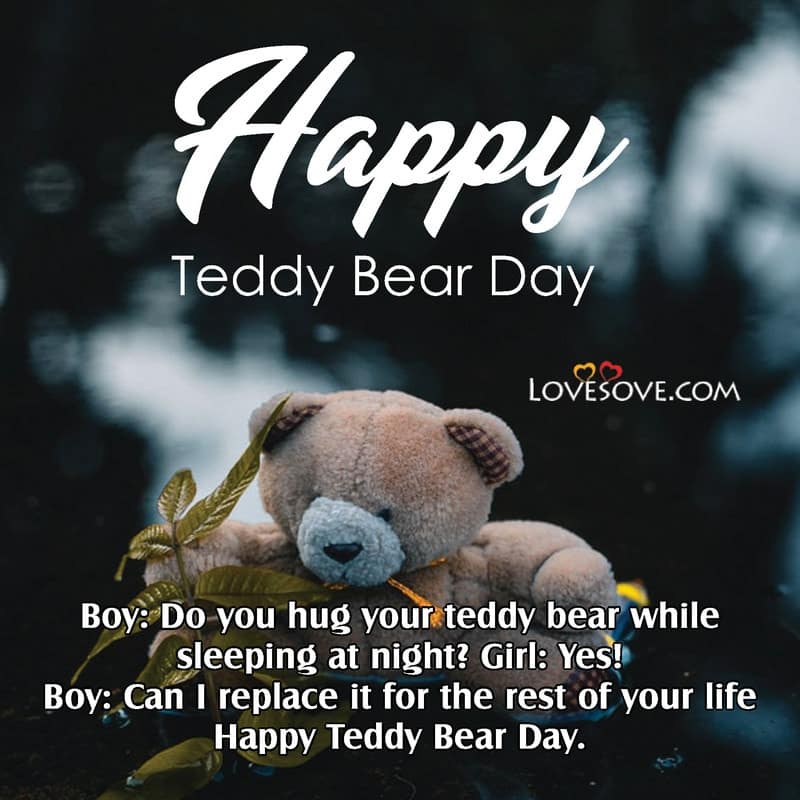Teddy bear boyfriend quotes
