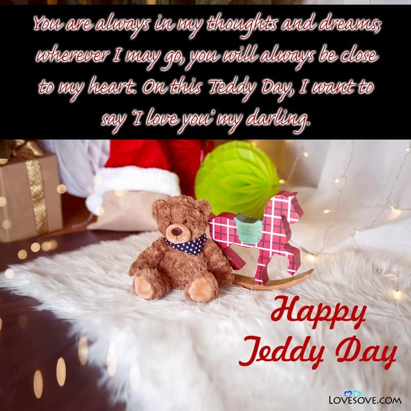 Happy Teddy Day Quotes For Lovers, Cute Teddy Day Quotes