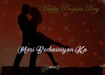 karke ghustakhiyan maange na mafiyan, , tera chahra jab nazar aaye happy propose day video status romantic propose day lovesovecom