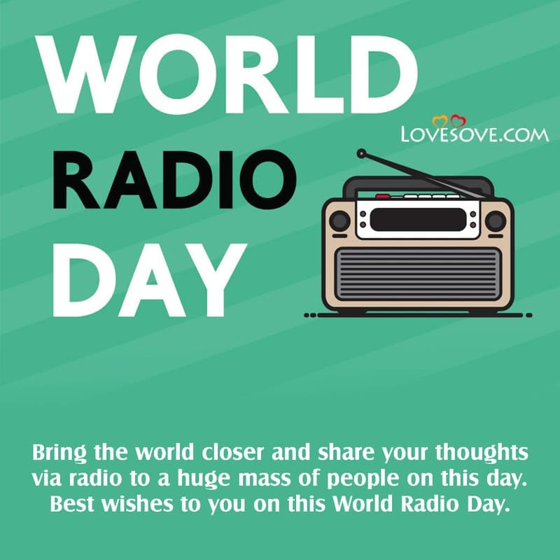 World Radio Day Quotes, Messages, Thoughts, Wishes & Images