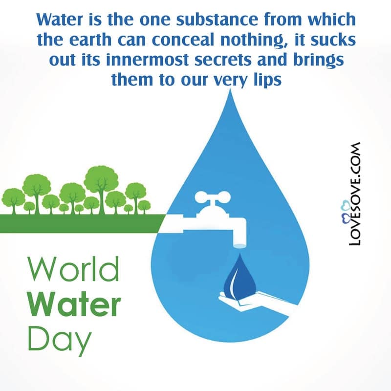 World Water Day Quotes, Slogans Images, World Water Day 2021 Quotes, world water day quotes lovesove