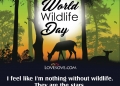 Happy World Wildlife Day Quotes, Thoughts, Theme & Status, World Wildlife Day Thoughts, world wildlife day best lines lovesove