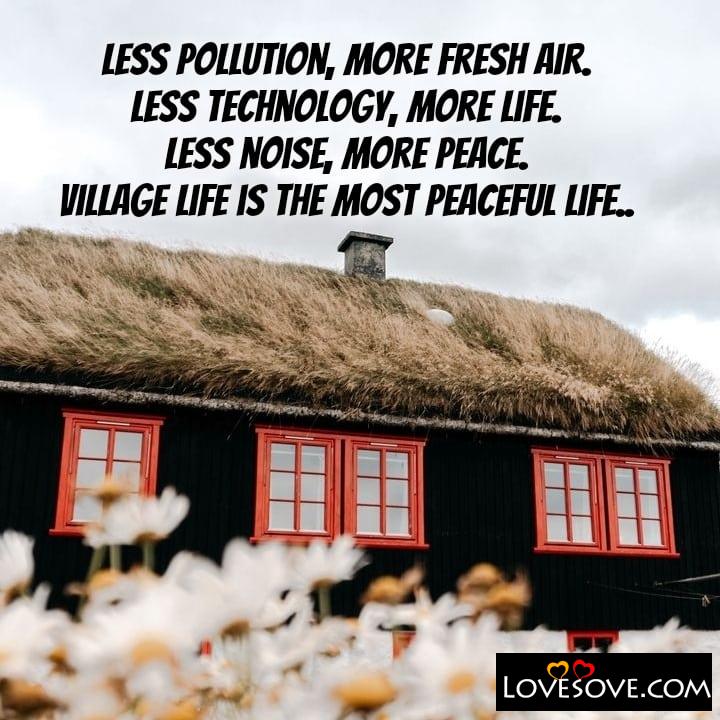 Less pollution more fresh air