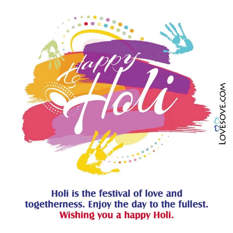 Holi Messages In English, Happy Holi 2023 Status,