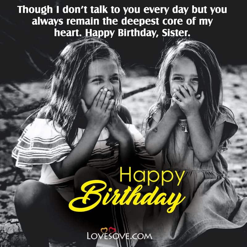Best Birthday Wishes For Sister Messages Quotes