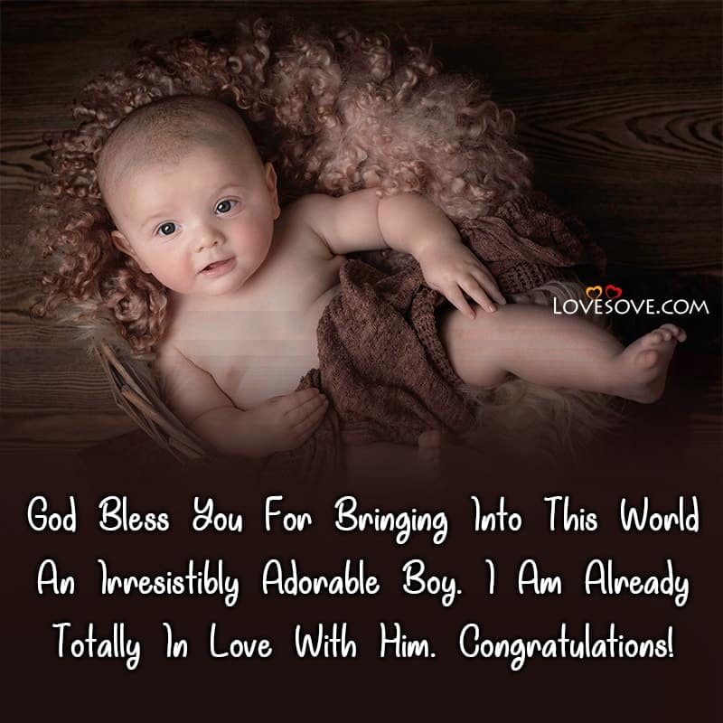 Congratulations Message For Baby Boy Quotes Images