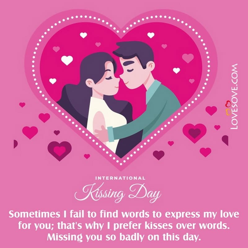 International Kissing Day Messages, Quotes, Wishes Images