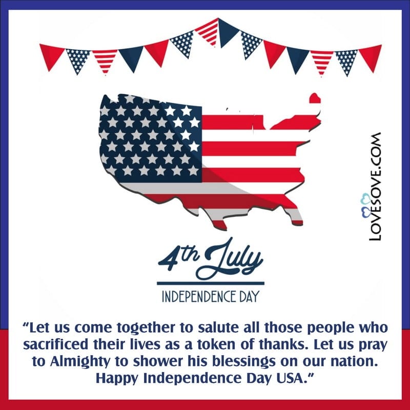 Independence Day For United States Quotes, Wishes & Messages