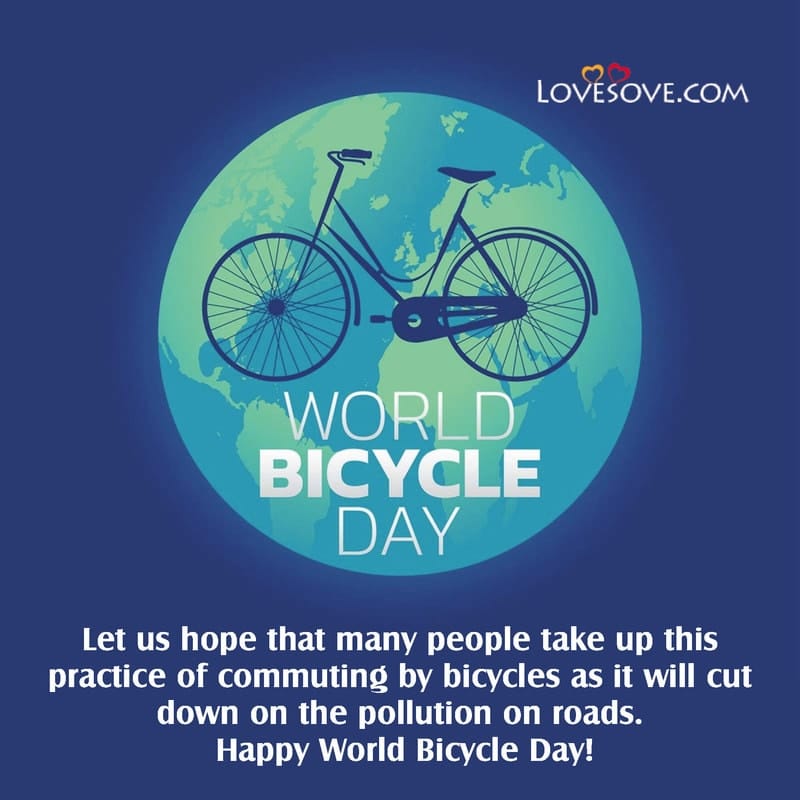 world bicycle day status, world bicycle day thoughts, world bicycle day slogan, world bicycle day theme,