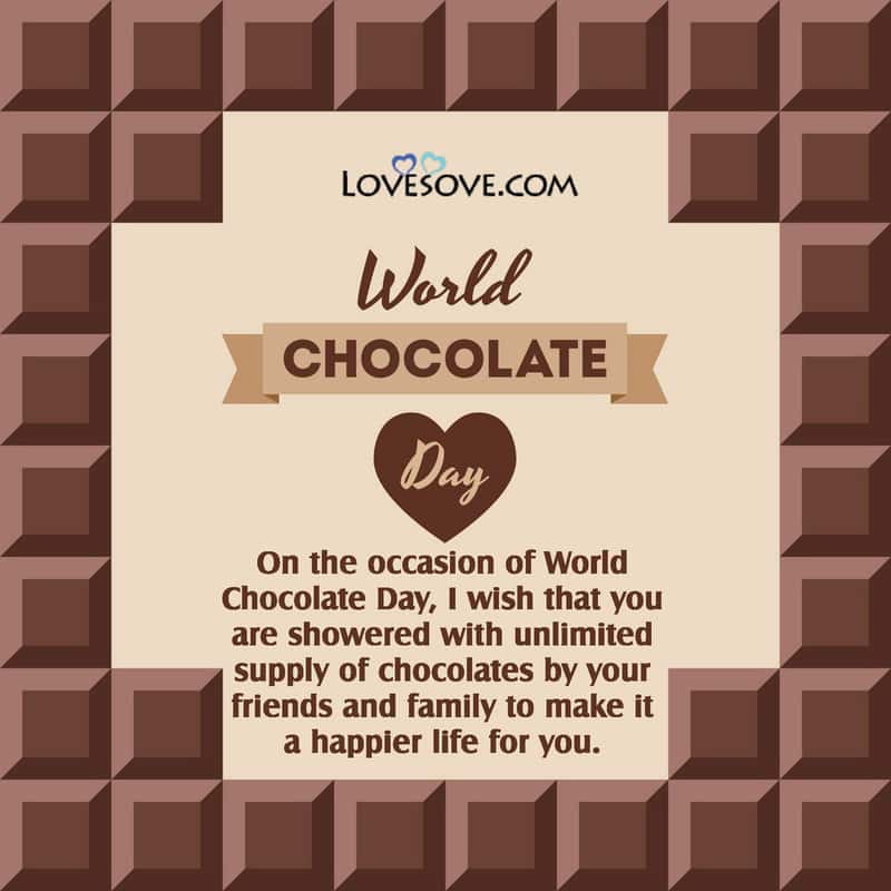 World Chocolate Day Wishes, Quotes, Messages & Thoughts
