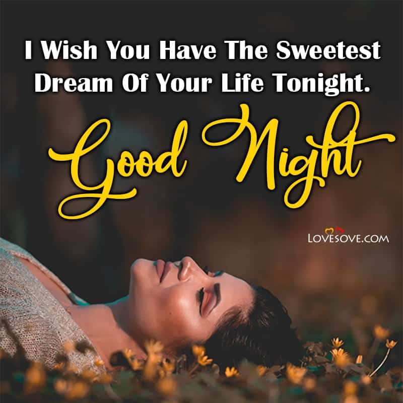 I Wish You Have The Sweetest Dream Of Your Life Tonight