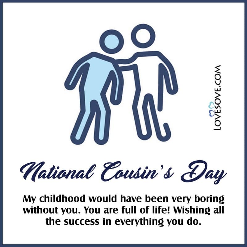 National Cousin’s Day Best Messages, Wishes, Images & Quote
